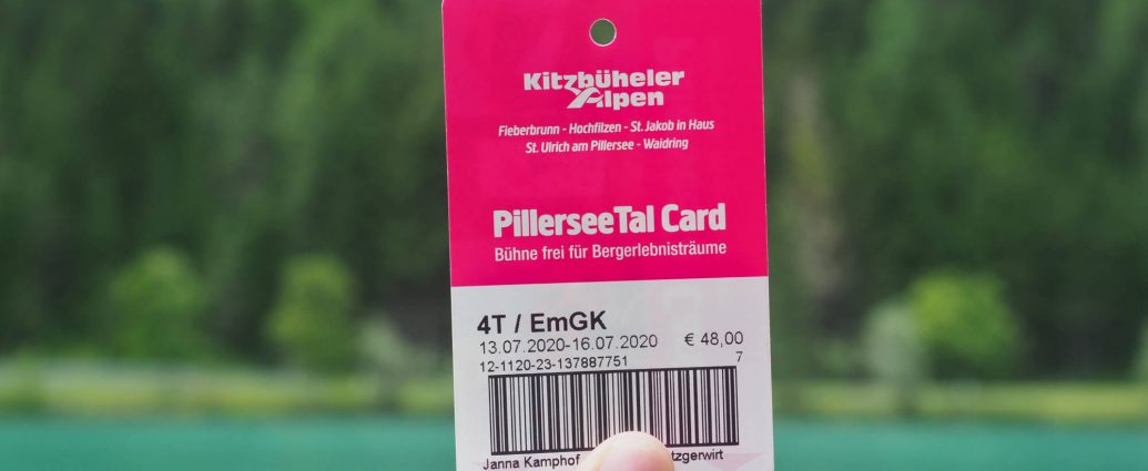De kortingskaart PillerseeTal Card