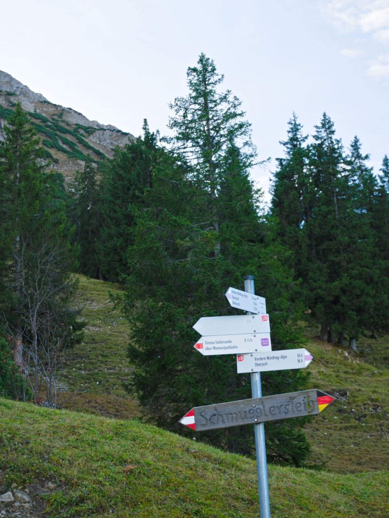 Schmugglersteig Oberjoch Bad Hindelang