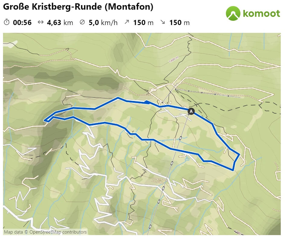 Winterwandeling Große Kristberg-Runde Montafon
