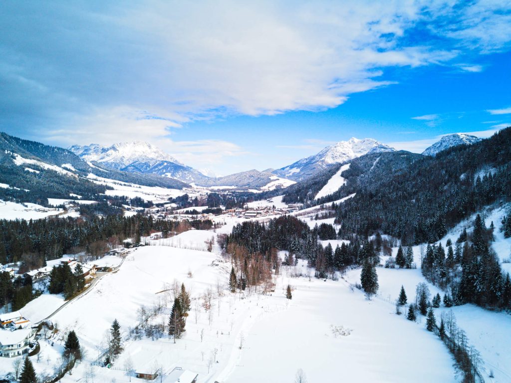Lauchsee Fieberbrunn winter wandelen Kitzbüheler Alpen
